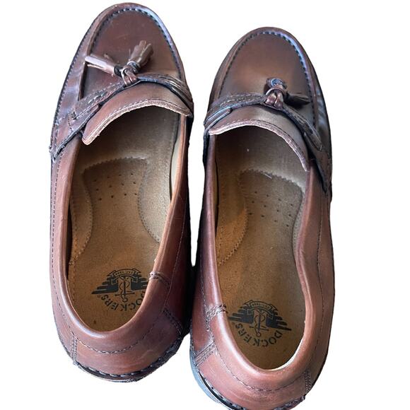 Dockers Men's Sinclair Leather Loafer Brown Size 11 - Picture 6 of 10